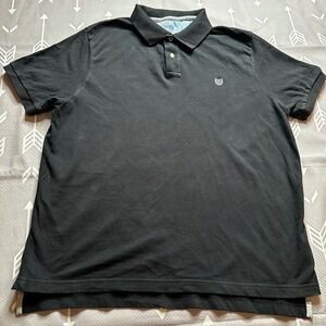 CHAPS Mens‎ Black Everyday Polo Shirt Classic Logo XL TG EG Casual Classic Comfy